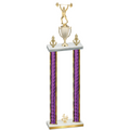 Double Purple Glacier Fourth Place Weights Trophy
