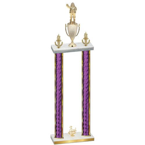 Double Purple Glacier Third Place Holiday Trophy