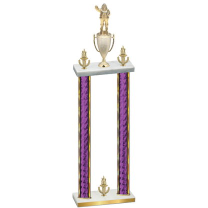 Double Purple Glacier Victory Holiday Trophy