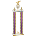 Double Purple Glacier First Place Fishing Trophy