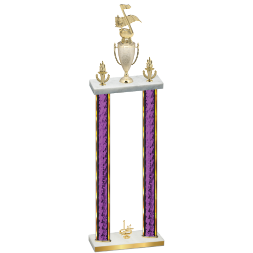 Double Purple Glacier First Place Music Trophy