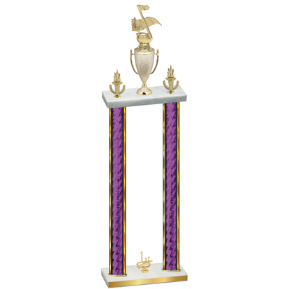 Double Purple Glacier First Place Music Trophy