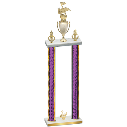 Double Purple Glacier Second Place Music Trophy