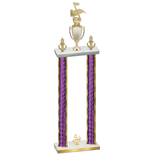 Double Purple Glacier Fourth Place Music Trophy