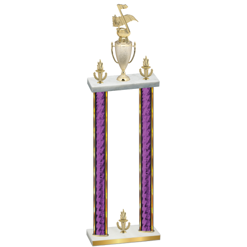Double Purple Glacier Victory Music Trophy