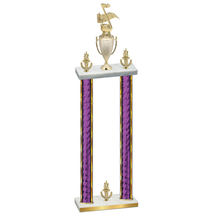 Double Purple Glacier Victory Music Trophy