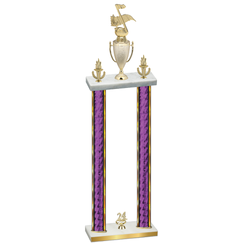 Double Purple Glacier Year Music Trophy