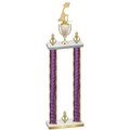 Double Purple Glacier Victory Golf Trophy