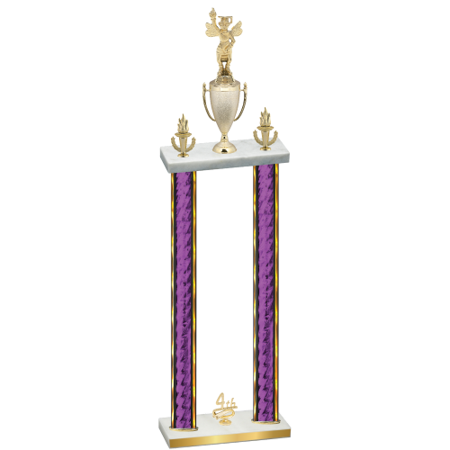 Double Purple Glacier Fourth Place Academics Trophy