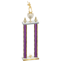 Double Purple Glacier First Place Softball Trophy