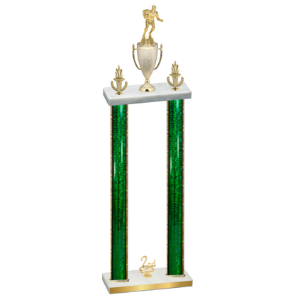 Double Green Glacier Second Place Rugby Trophy
