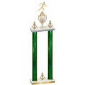 Double Green Glacier Victory Running Trophy