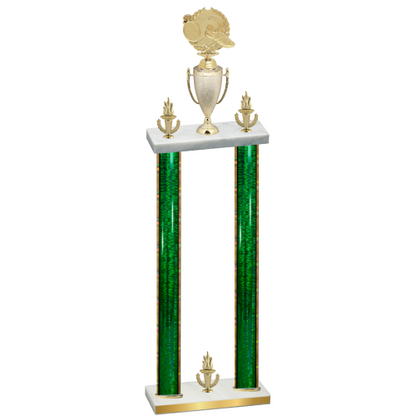 Double Green Glacier Victory Running Trophy