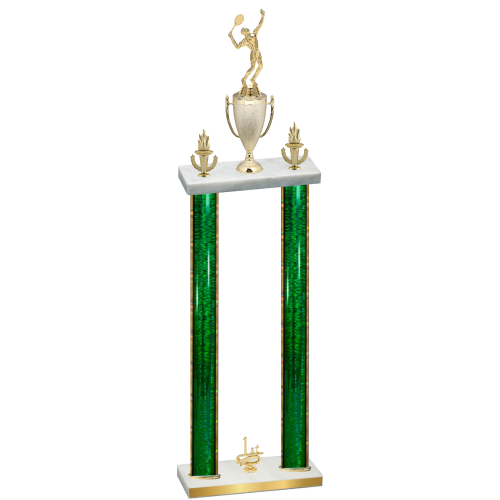 Double Green Glacier First Place Tennis Trophy
