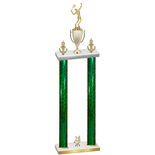 Double Green Glacier Year Tennis Trophy