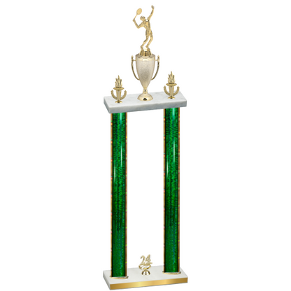 Double Green Glacier Year Tennis Trophy