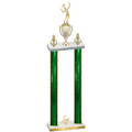 Double Green Glacier Third Place Tennis Trophy
