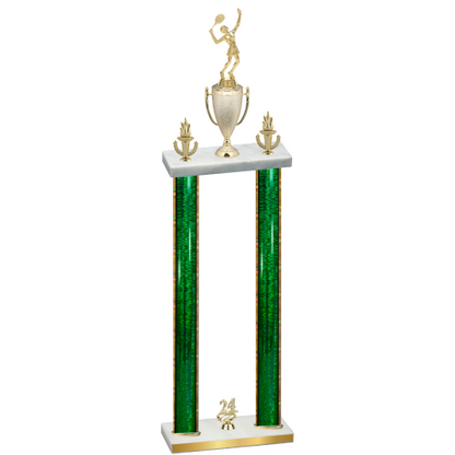 Double Green Glacier Year Tennis Trophy