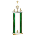 Double Green Glacier Victory Wrestling Trophy