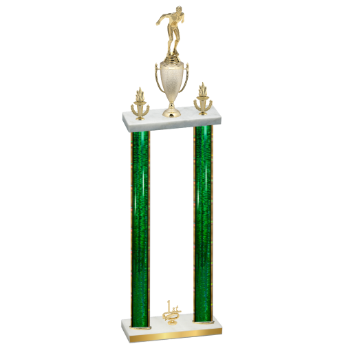 Double Green Glacier First Place Swimming Trophy