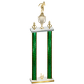 Double Green Glacier Third Place Tennis Trophy