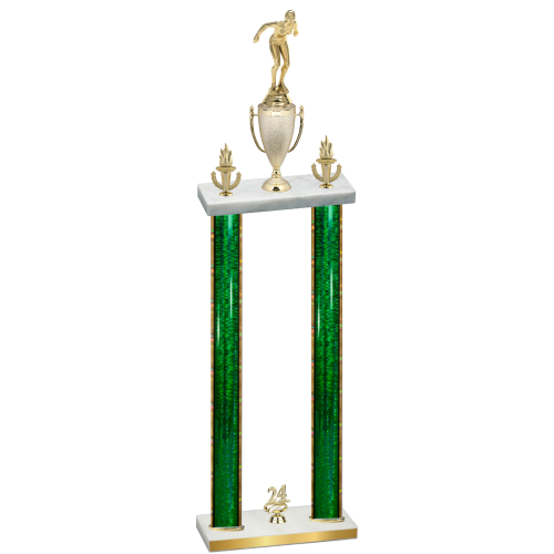 Double Green Glacier Year Tennis Trophy