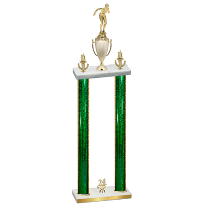 Double Green Glacier Year Tennis Trophy