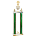 Double Green Glacier Third Place Insert Trophy