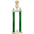 Double Green Glacier Year Cheerleading Trophy