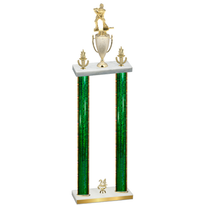 Double Green Glacier Year Hockey Trophy