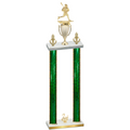 Double Green Glacier Second Place Lacrosse Trophy