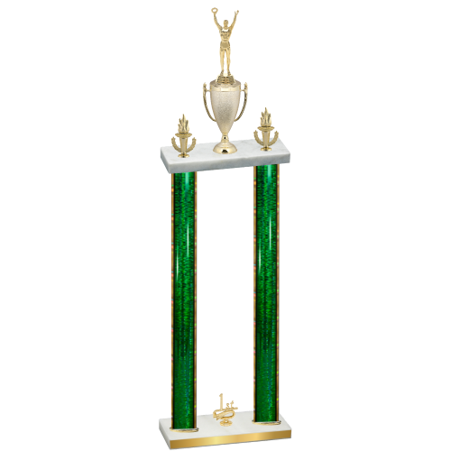 Double Green Glacier First Place Victory Trophy