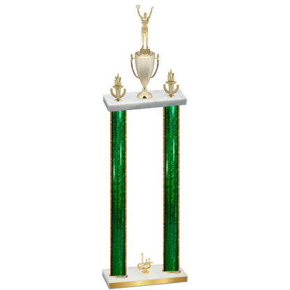 Double Green Glacier First Place Victory Trophy
