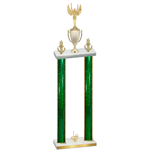 Double Green Glacier First Place Victory Trophy
