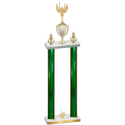 Double Green Glacier First Place Victory Trophy
