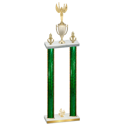Double Green Glacier Fourth Place Victory Trophy