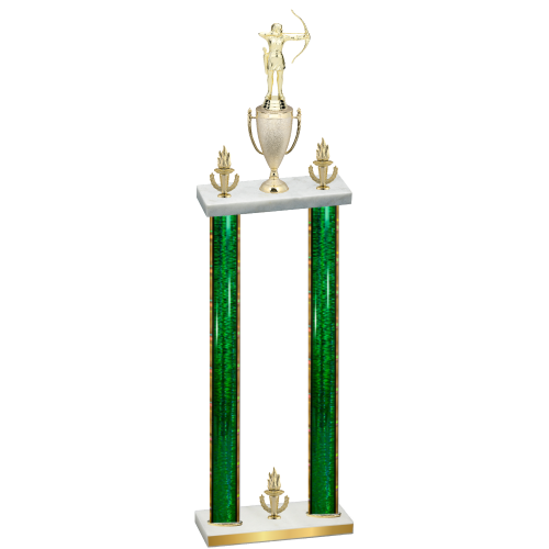 Double Green Glacier Victory Archery Trophy