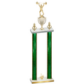 Double Green Glacier First Place Weights Trophy