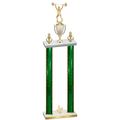 Double Green Glacier Fourth Place Weights Trophy