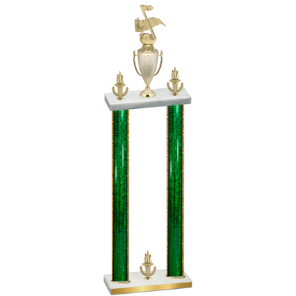 Double Green Glacier Victory Music Trophy