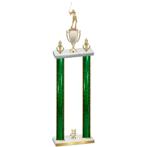 Double Green Glacier Year Golf Trophy