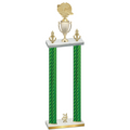 Double Green Carbon Fiber Year Running Trophy
