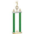 Double Green Carbon Fiber First Place Tennis Trophy