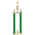 Double Green Carbon Fiber Victory Tennis Trophy