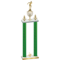 Double Green Carbon Fiber First Place Swimming Trophy
