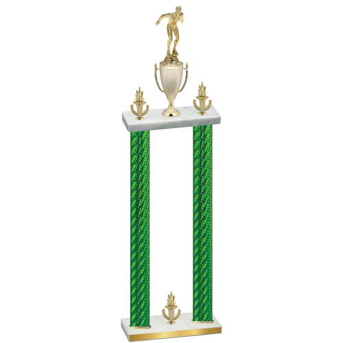 Double Green Carbon Fiber Victory Swimming Trophy