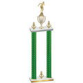 Double Green Carbon Fiber Victory Tennis Trophy