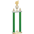 Double Green Carbon Fiber First Place Swimming Trophy