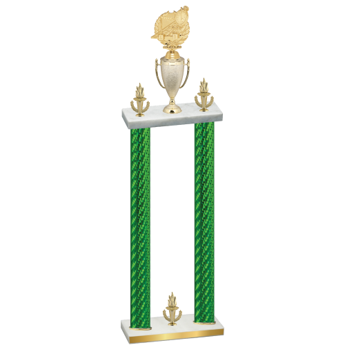 Double Green Carbon Fiber Victory Swimming Trophy