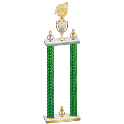 Double Green Carbon Fiber Victory Swimming Trophy